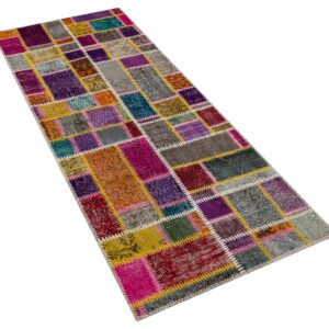 Doğal Dokuma  Patchwork Halı   80x200 cm  6320