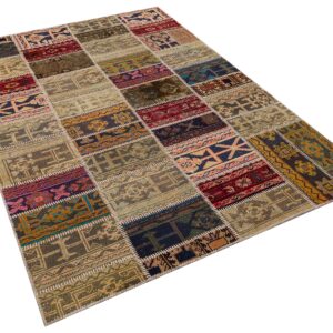 Modern ve Özgün Patchwork Halı 230X160 cm 6325