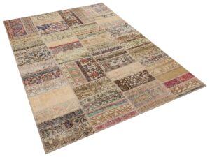 Göz Alıcı ve Şık Patchwork Halı 230X160 cm 6330