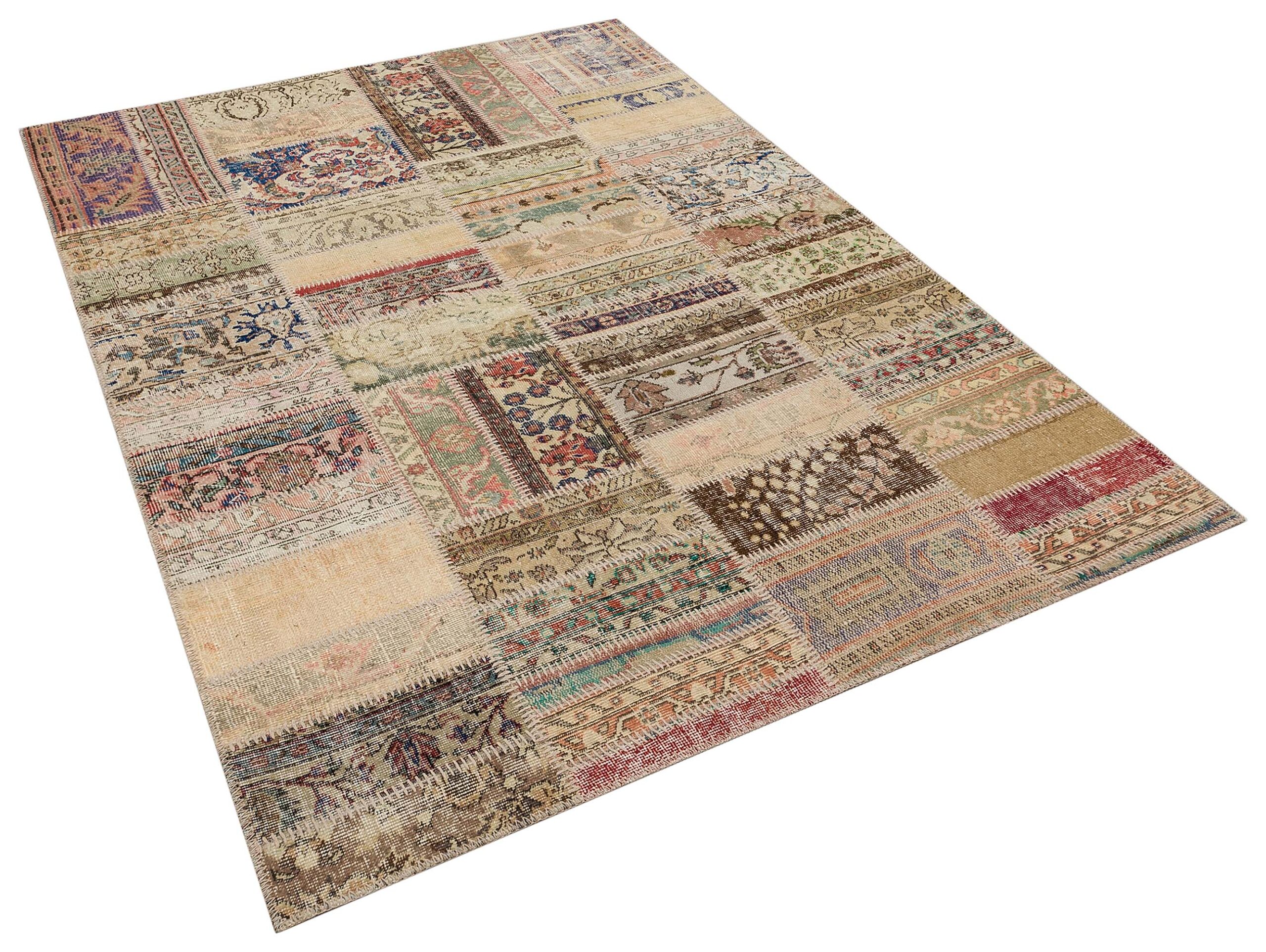 Göz Alıcı ve Şık Patchwork Halı 230X160 cm 6330