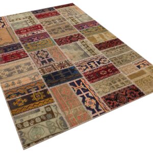 Eşsiz El İşi ile Hazırlanan Patchwork Halı 230X160 cm 6333