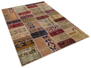 Eşsiz El İşi ile Hazırlanan Patchwork Halı 230X160 cm 6333