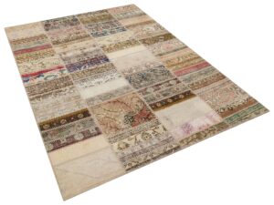 Canlı ve Renkli Patchwork Halı 230X160 cm 6335