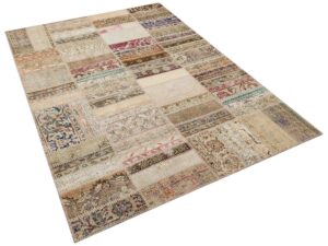 İhtişamlı ve Rengarenk Patchwork Halı 230X160 cm 6337