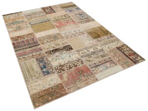 Yumuşak ve Konforlu Patchwork Halı 230X160 cm 6341