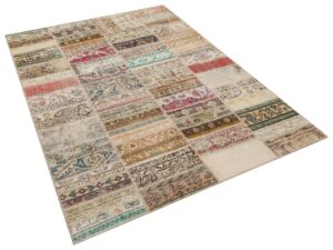 Sıradışı Tasarımlı Patchwork Halı 230X160 cm 6342