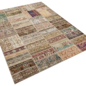 Kaliteli ve Dayanıklı Patchwork Halı 230X160 cm 6349