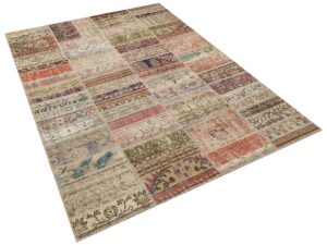 Çekici ve Sıra Dışı Patchwork Halı 230X160 cm 6352