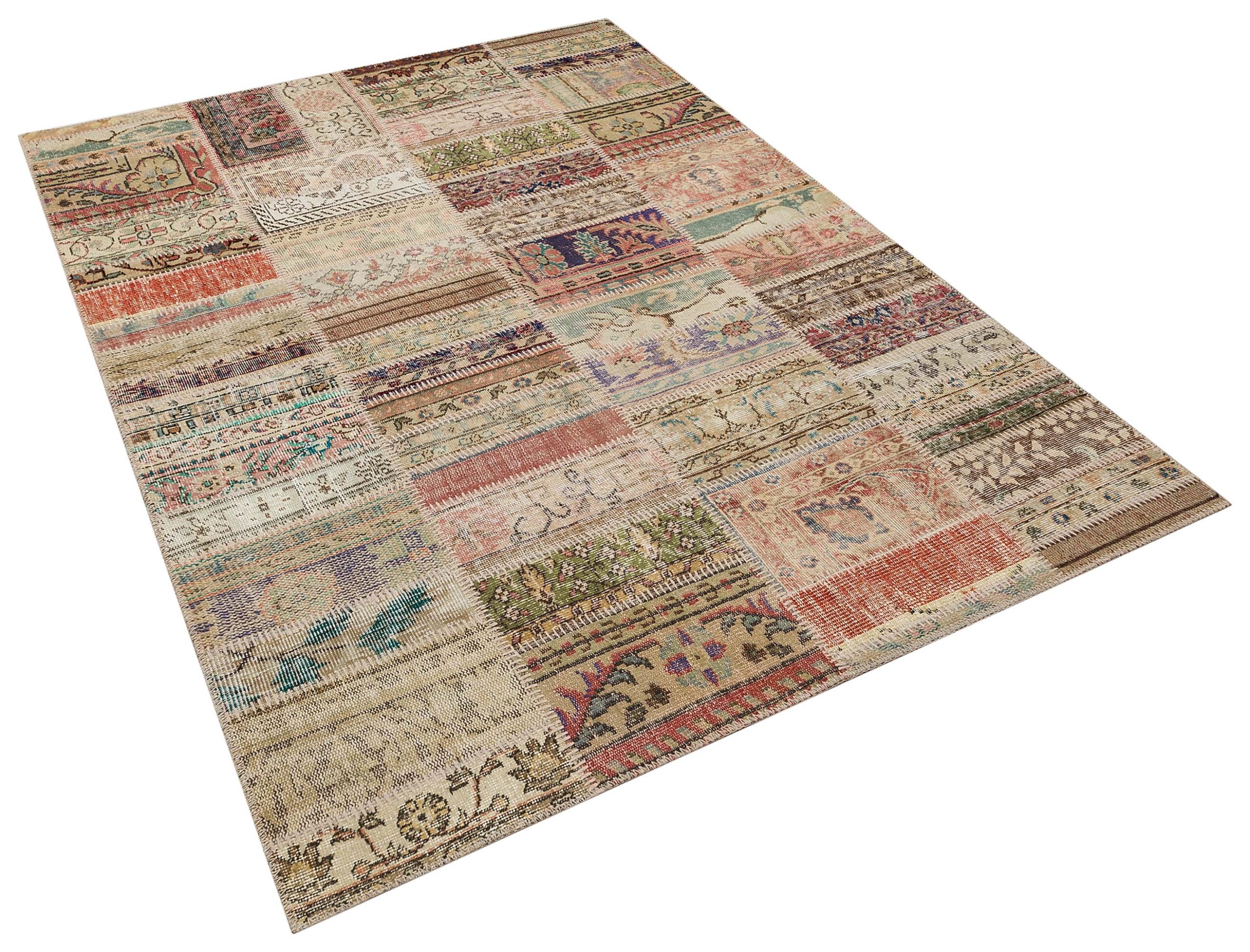 Çekici ve Sıra Dışı Patchwork Halı 230X160 cm 6352