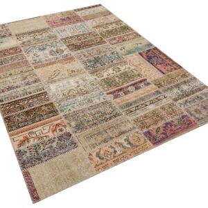 Estetik ve Çekici Patchwork Halı 230X160 cm 6357