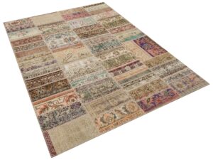 Estetik ve Çekici Patchwork Halı 230X160 cm 6357