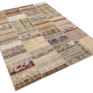 Eşsiz ve Özgün Patchwork Halı 230X160 cm 6361