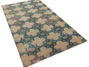 El Yapımı Antik Tarz Vintage Halı -  136x250  cm 9947