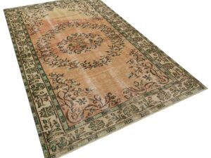 El Dokuma Yün Pamuk Vintage Halı -  156x260 cm 9949