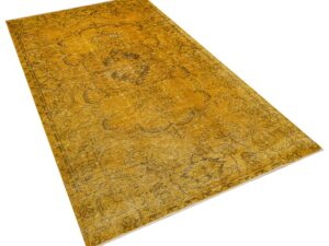 Yıpranmış Vintage El Dokuma Halı -  134x248 cm 9984