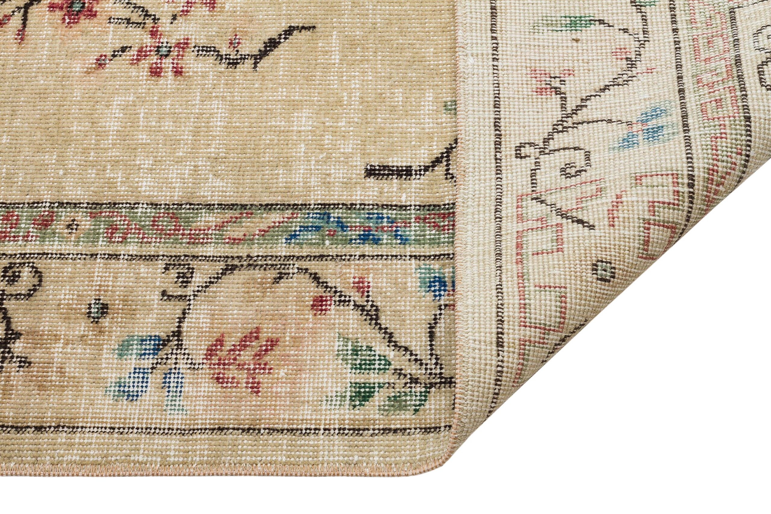 100% El Dokuma Vintage Halı 158 x 263 cm 10095 - Görsel 4