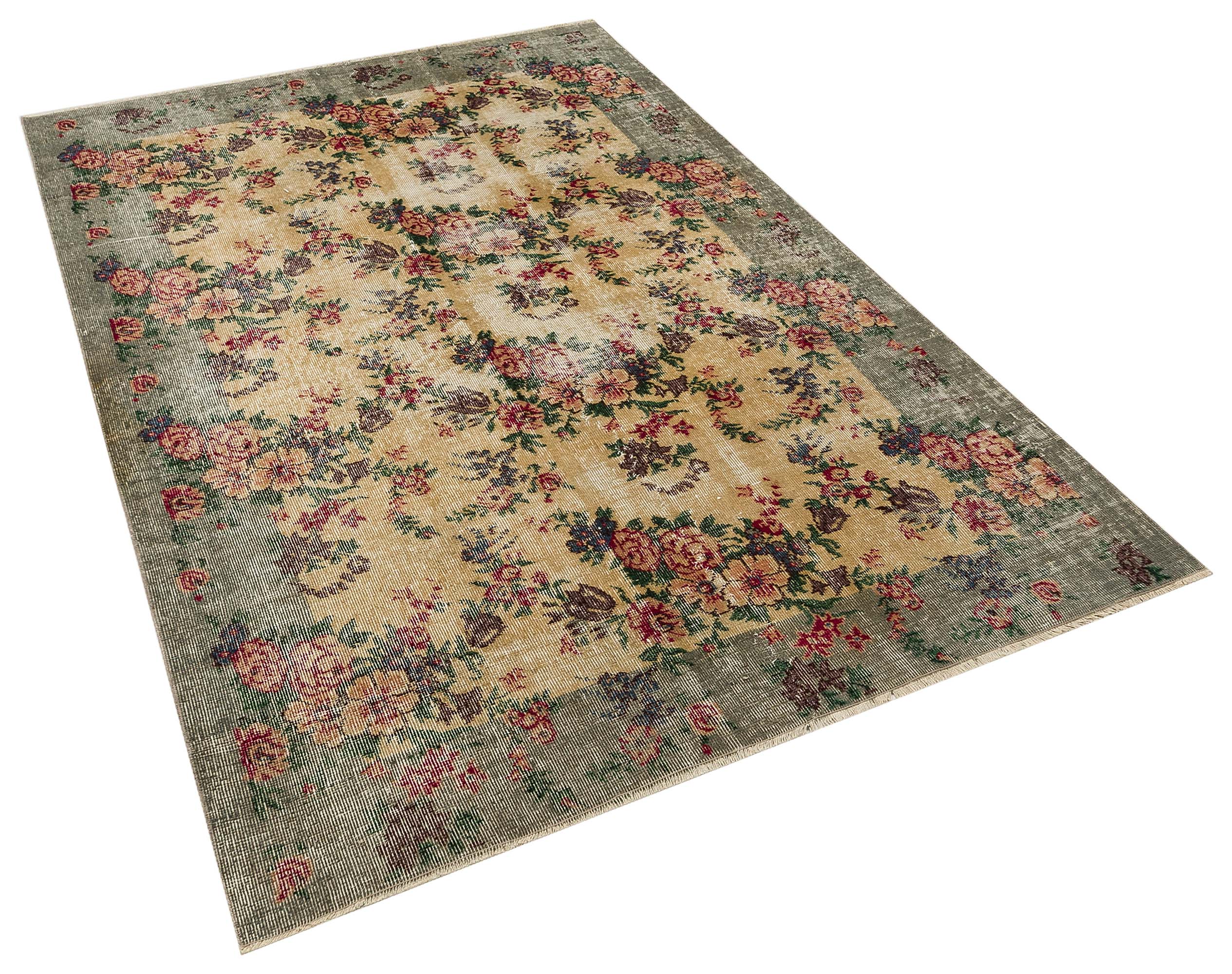 Vintage Eskitme El Dokuma Halı  149 x 230 cm 10109