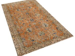 Vintage Eskitme El Dokuma Halı  134 x 235 cm 10118