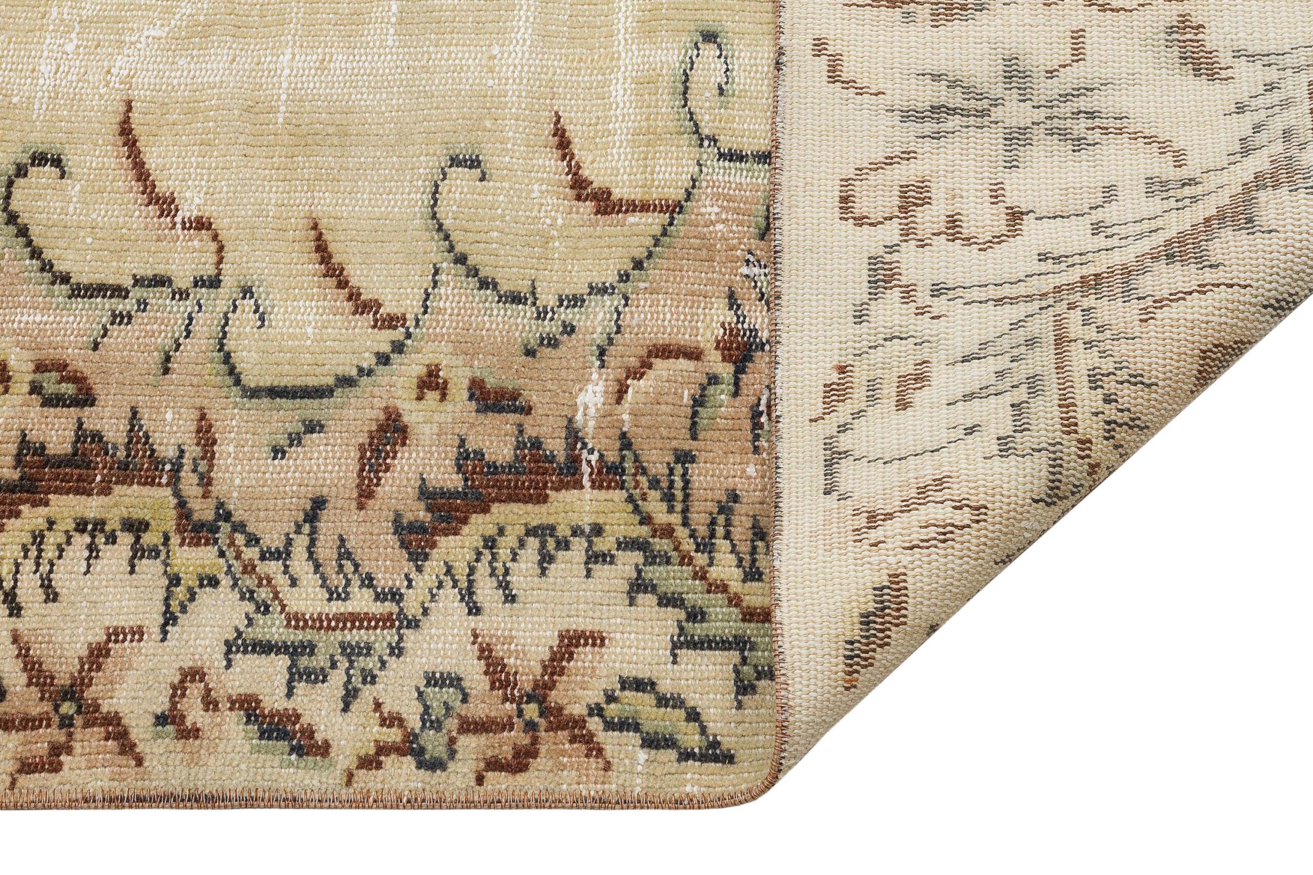 Gerçek El Dokuma Eskitme Halı 141 x 247 cm 10121 - Görsel 4