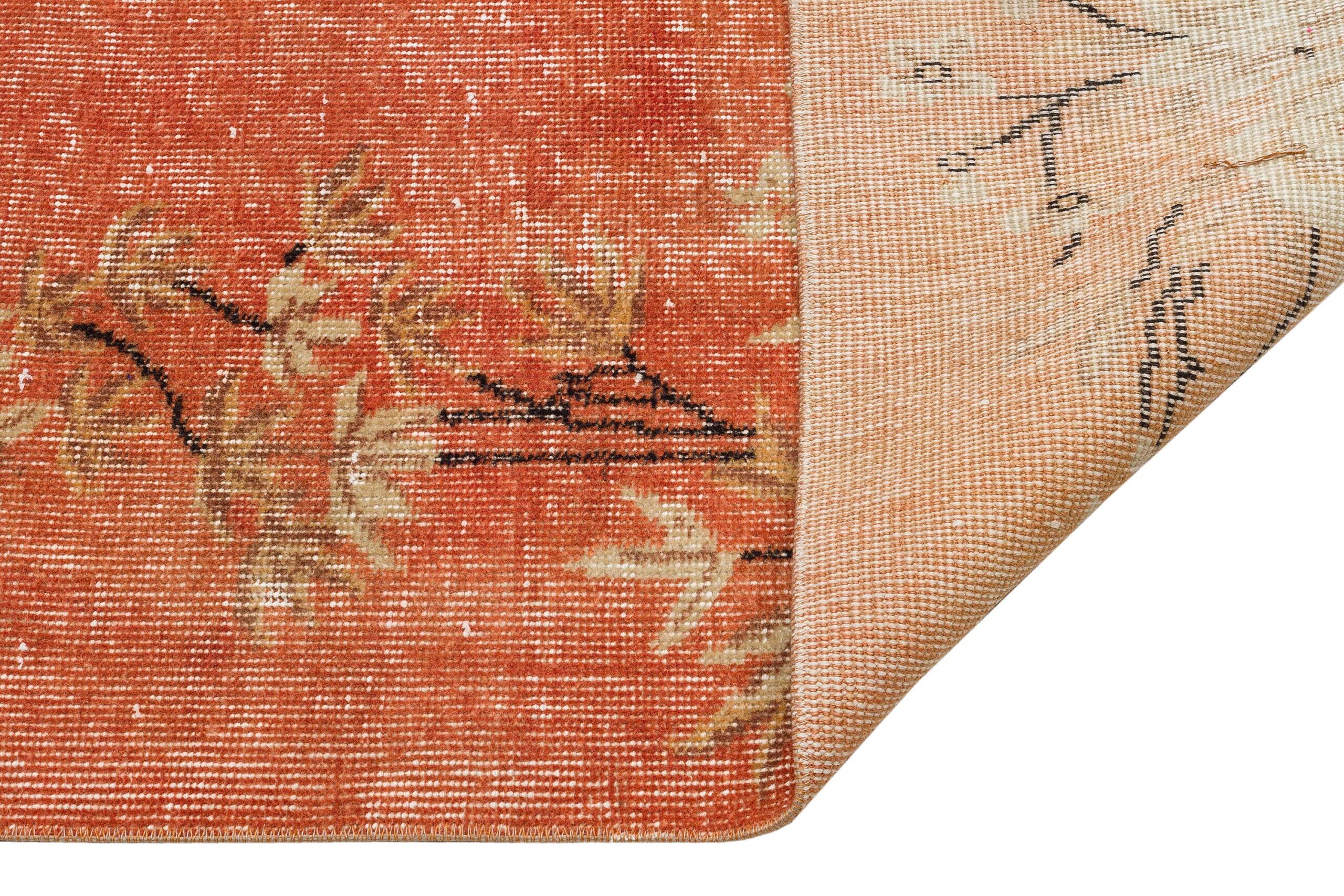 Vintage Yün El Dokuma Halı 152 x 262 cm 10129 - Görsel 4