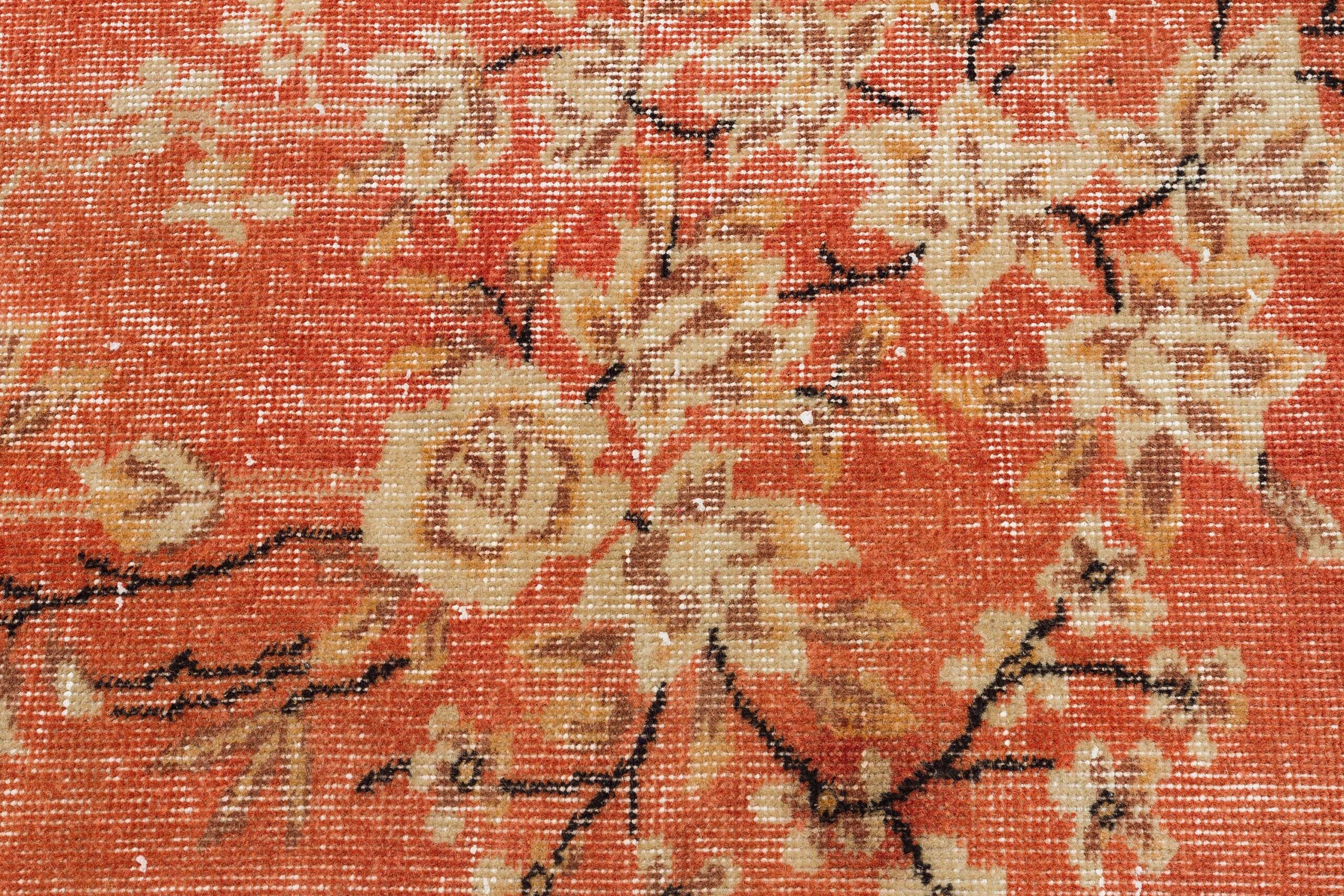 Vintage Yün El Dokuma Halı 152 x 262 cm 10129 - Görsel 5