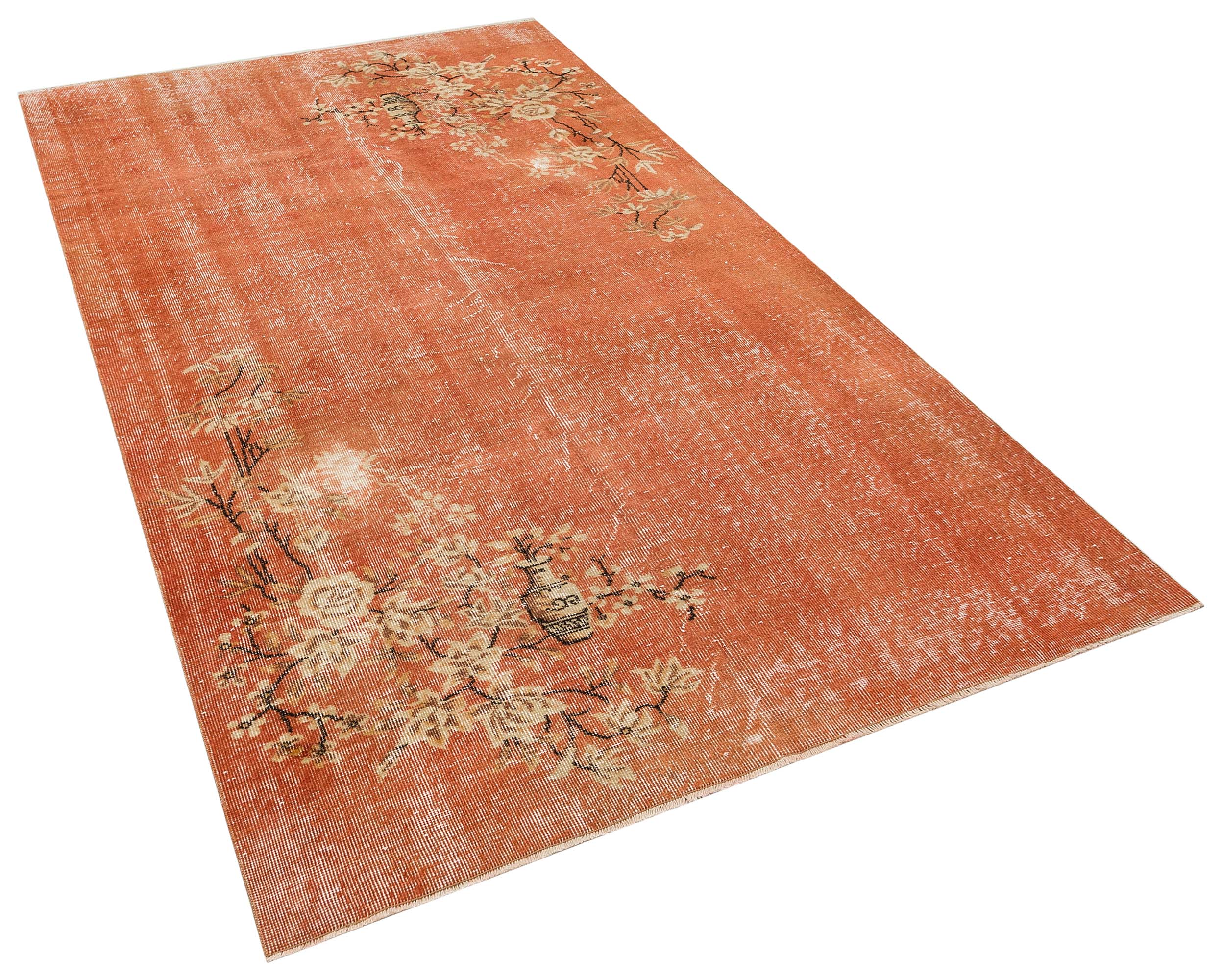 Vintage Yün El Dokuma Halı 152 x 262 cm 10129