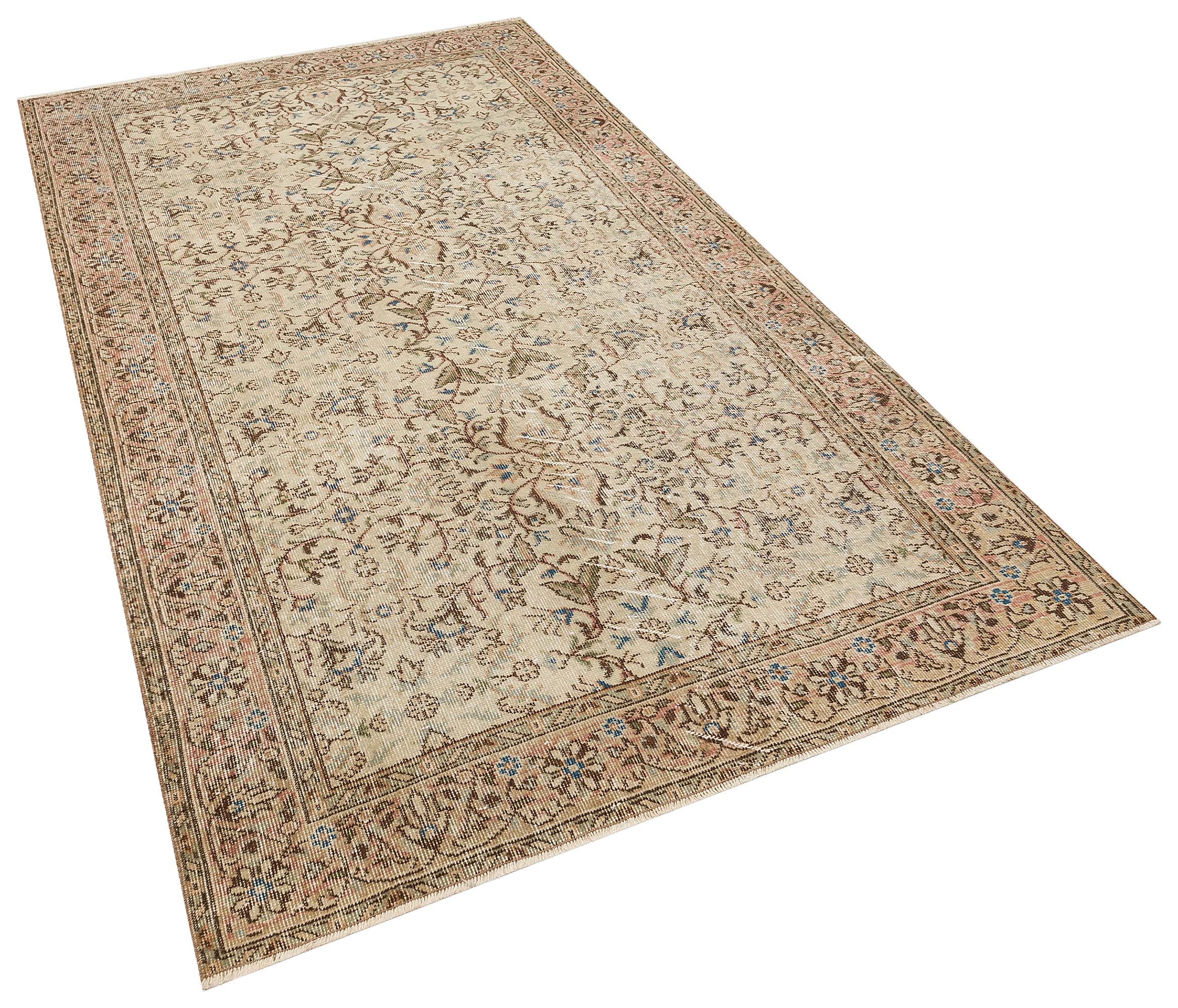 Vintage Yün El Dokuma Halı 152 x 261 cm 10149