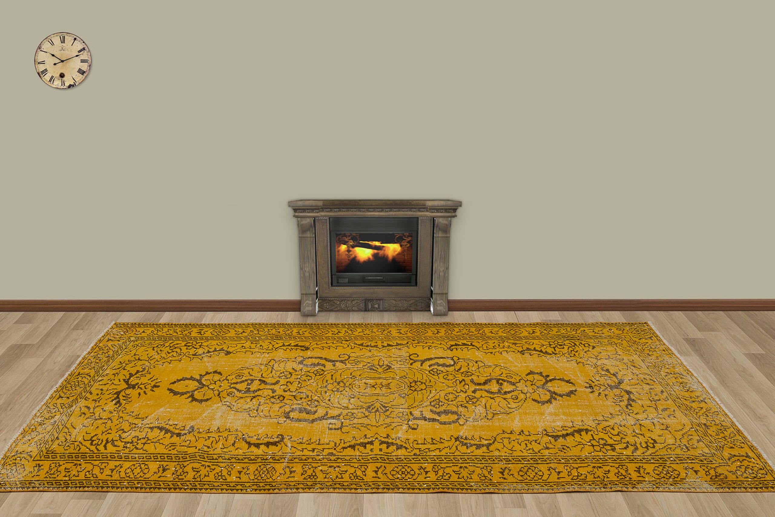 Yün Dokuma Vintage Halı   142x256 cm 7181
