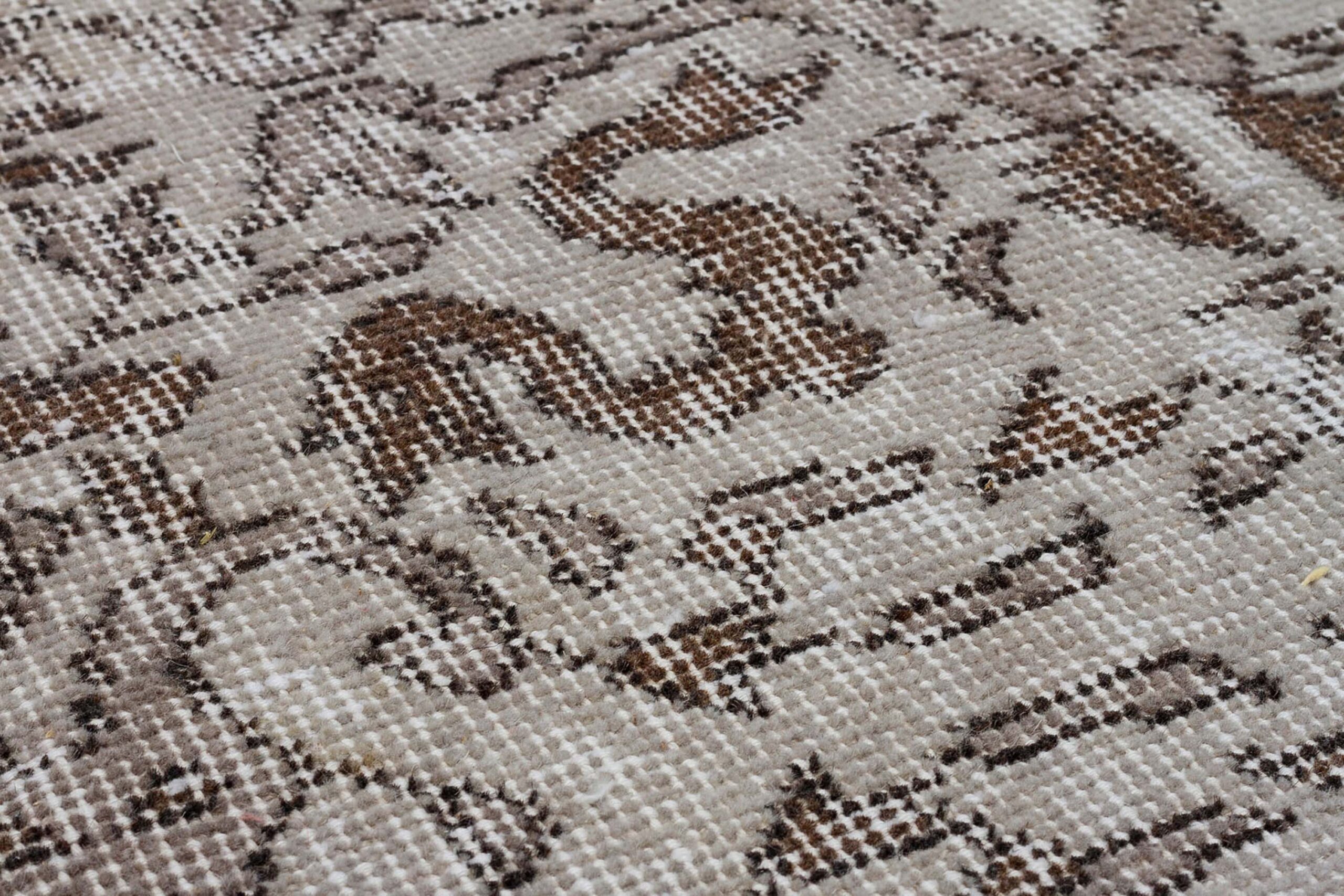 Vintage Dokulu Eskitme Halı 165 x 253 cm 7214 - Görsel 5