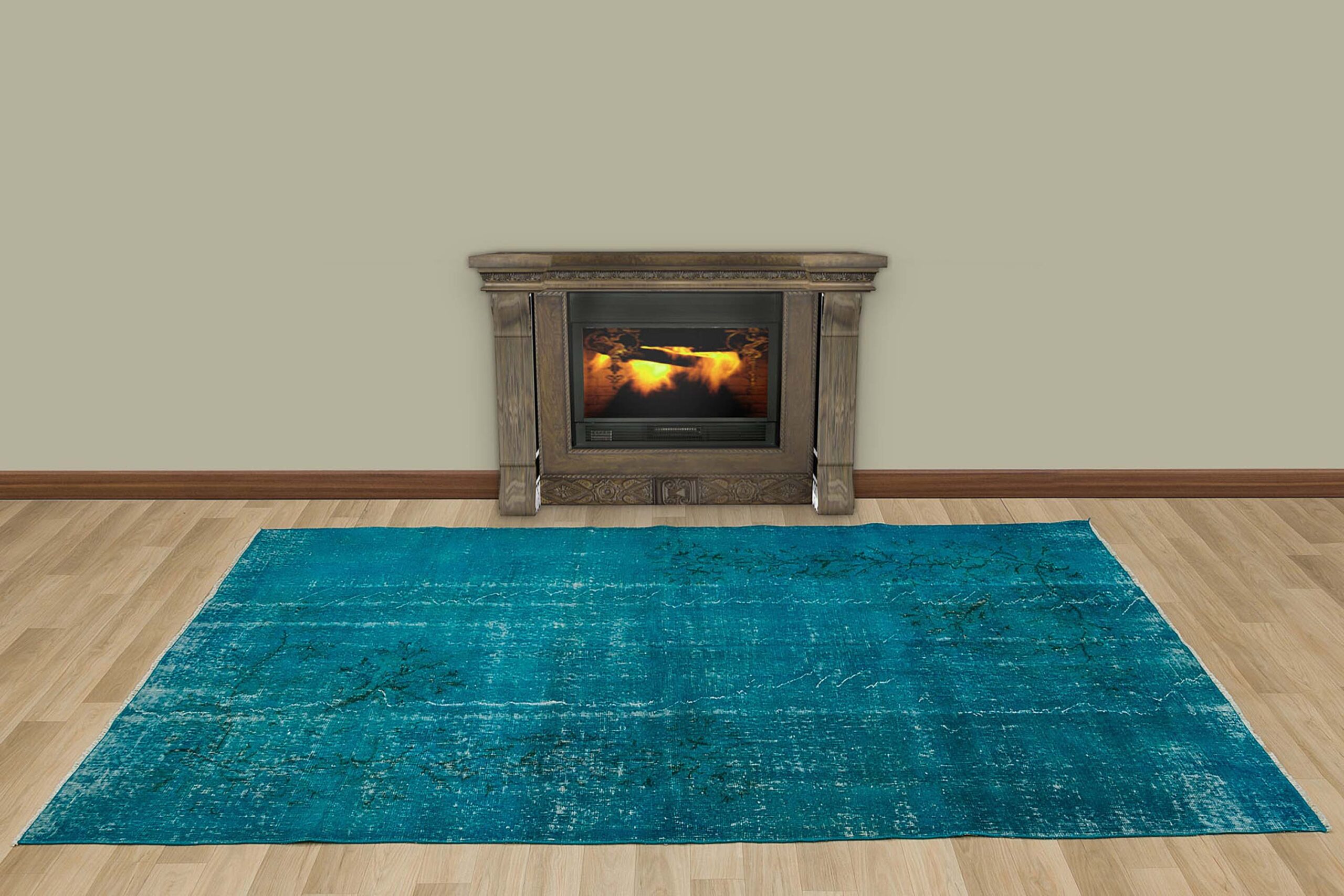 Vintage Eskitme El Halısı 141 x 254 cm 7427