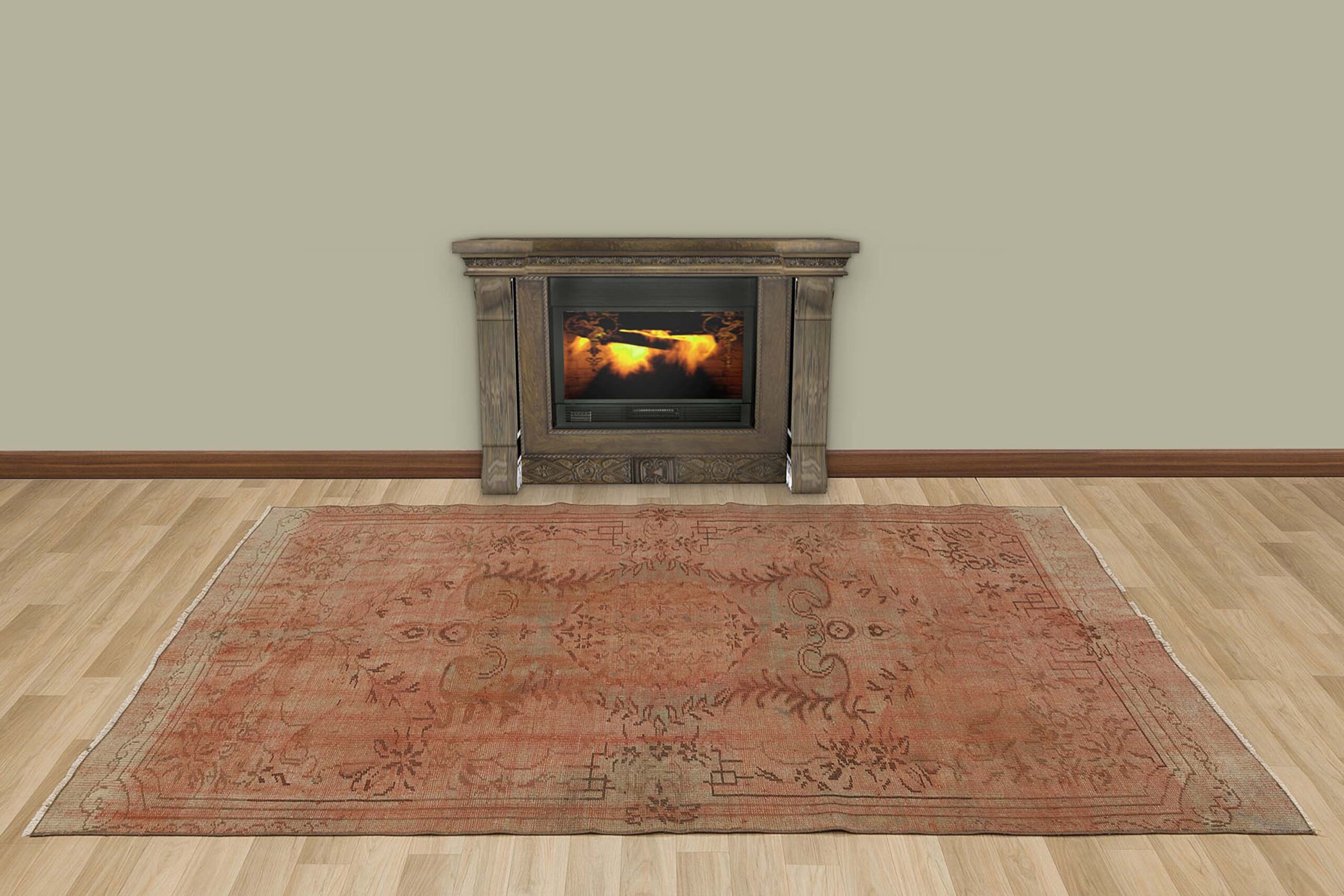 Eskitme El Dokuma Yün Halı 148 x 250 cm 7445