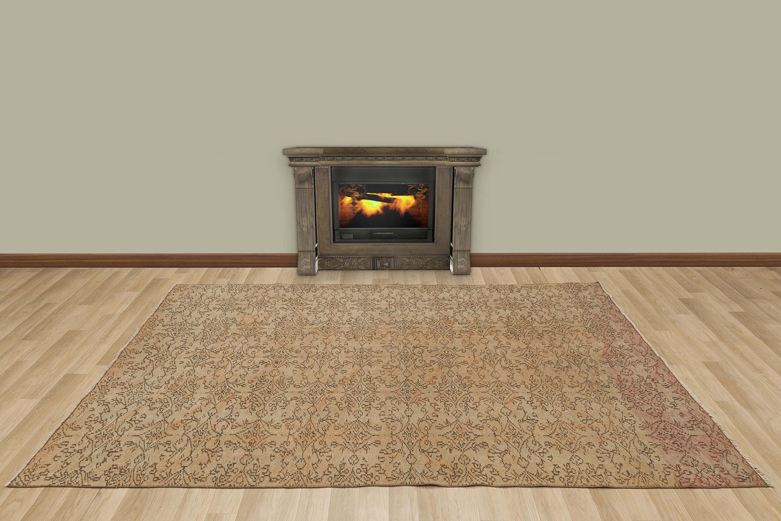 Vintage Eskitme El Halısı 167 x 268 cm 7480