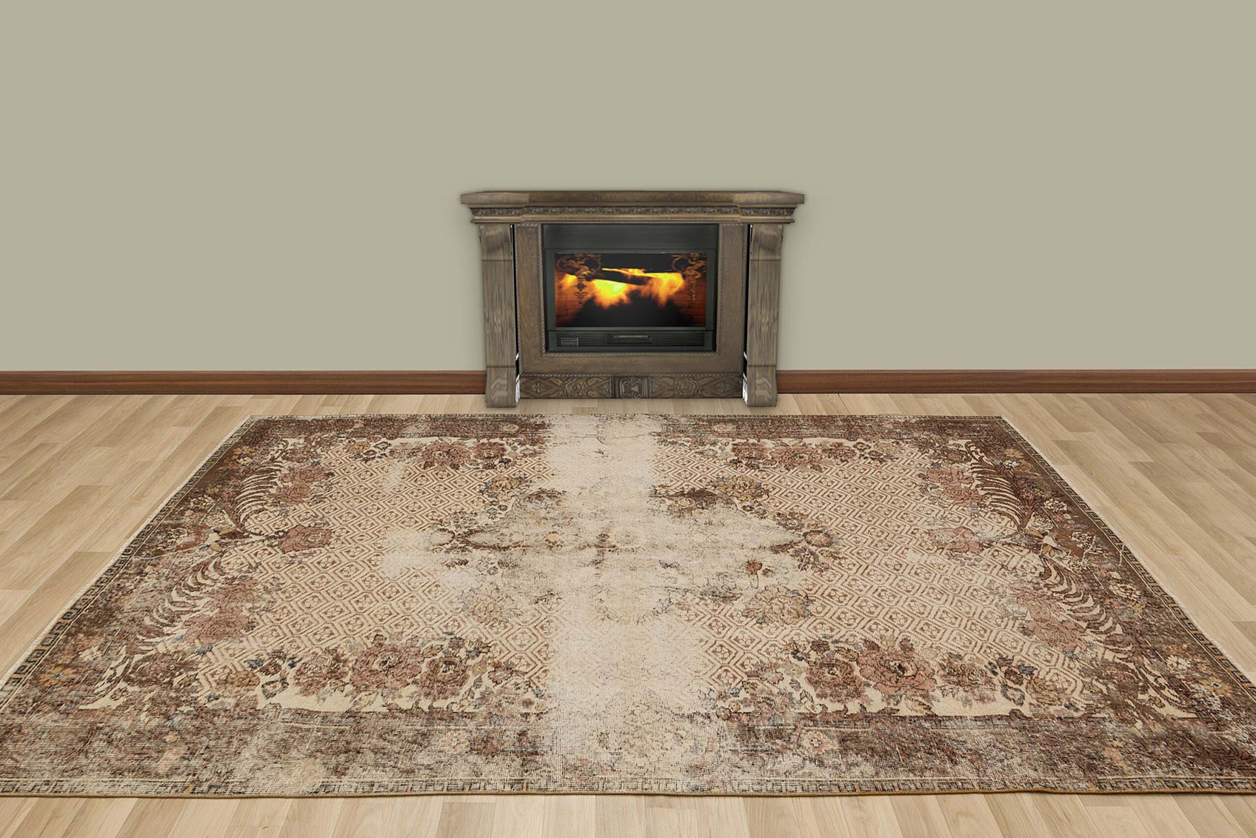 Eskitme Vintage Halı 190 x 296 cm 7502