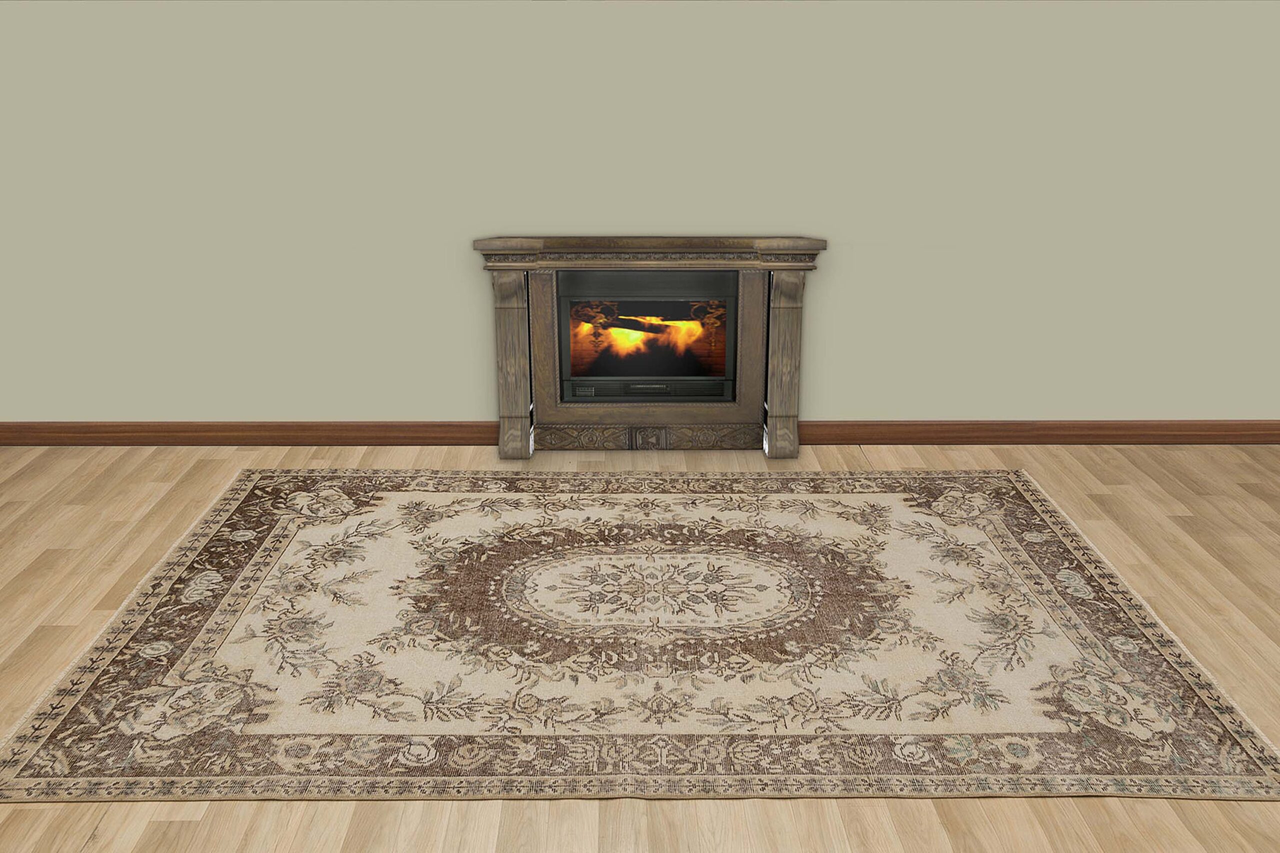 Vintage Eskitme El Halısı 166 x 287 cm 7522