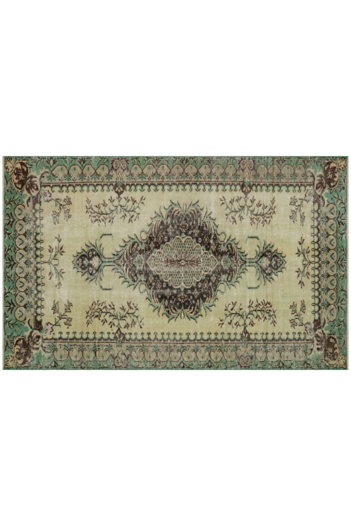 Antika Tarz Yün Halı 174 x 282 cm 7572 - Görsel 5