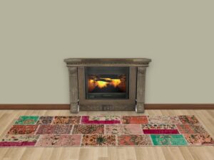 Yünlü El Yapımı Antika Halı 80 x 250 cm 5584