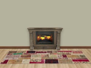 Eskitme Patchwork Halı 80 x 250 cm 5591