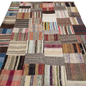 Eskitme Patchwork Halı 170 x 222 cm 6119