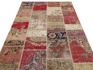 Patchwork Eskitme El Halısı 160 x 230 cm 6219