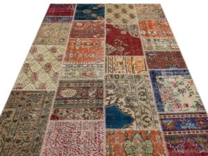 Yünlü El Yapımı Antika Halı 160 x 230 cm 6245