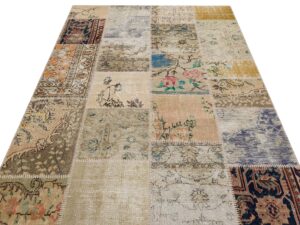 Eskitme Patchwork Halı 160 x 230 cm 6248