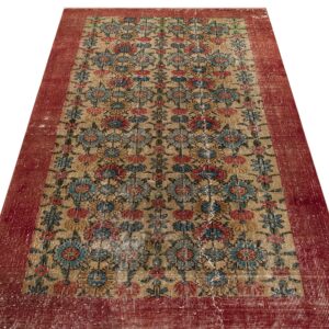 Antika El Dokuma Yün Halı 114 x 210 cm 9204