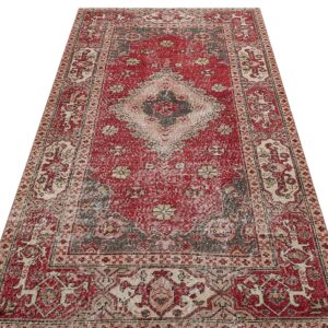 Eskitme El Dokuma Yün Halı 121 x 242 cm 9858