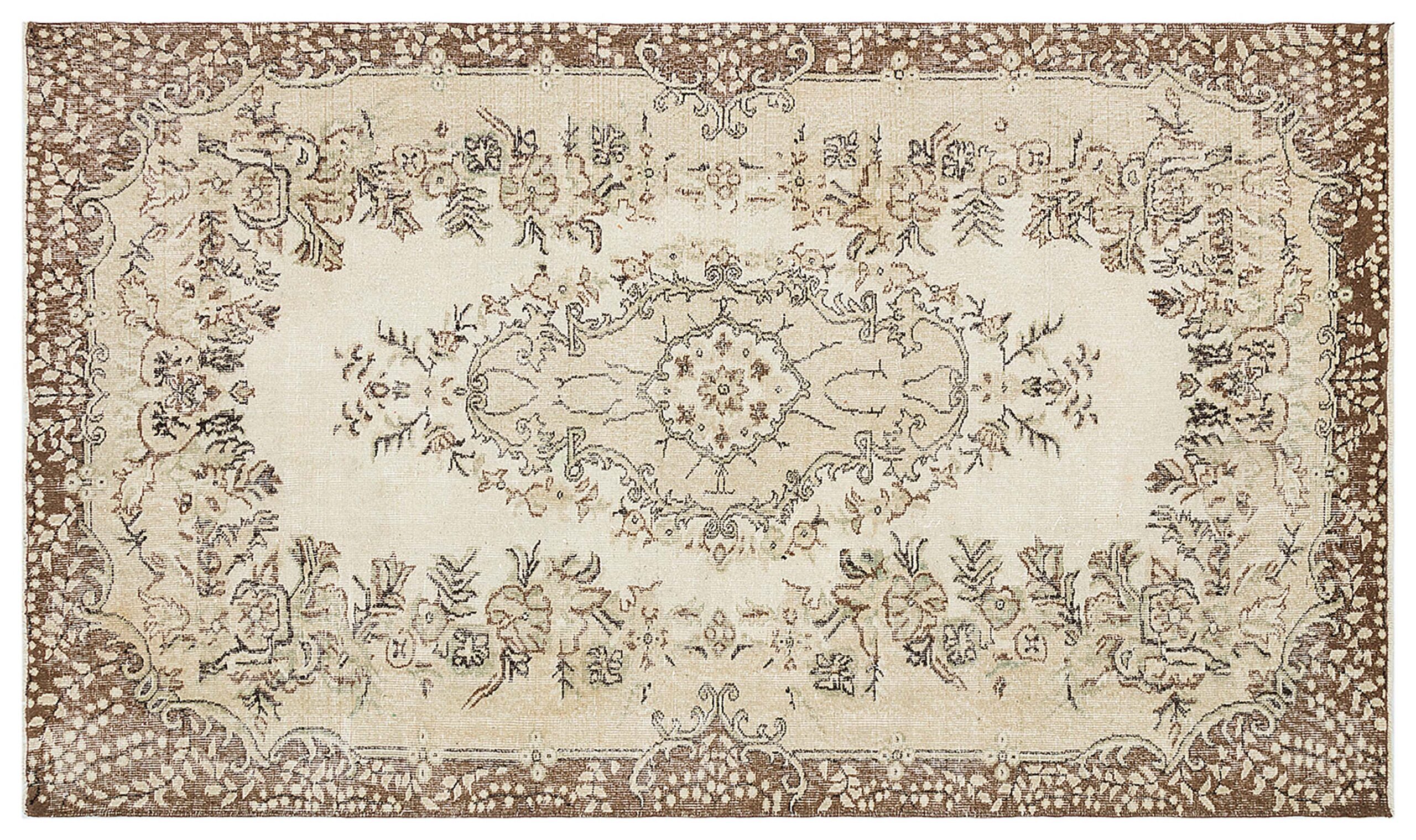 Antika El Dokuma Yün Halı 162 x 278 cm F1086 - Görsel 3