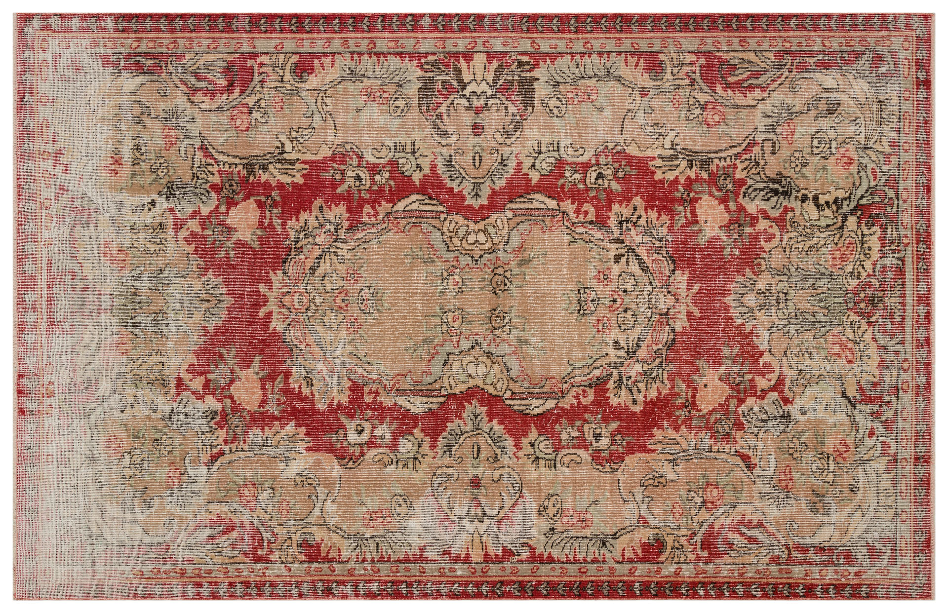 Prensip ve Efsane Eskitme Vintage Halı 171 x 267 cm 10180 - Görsel 2