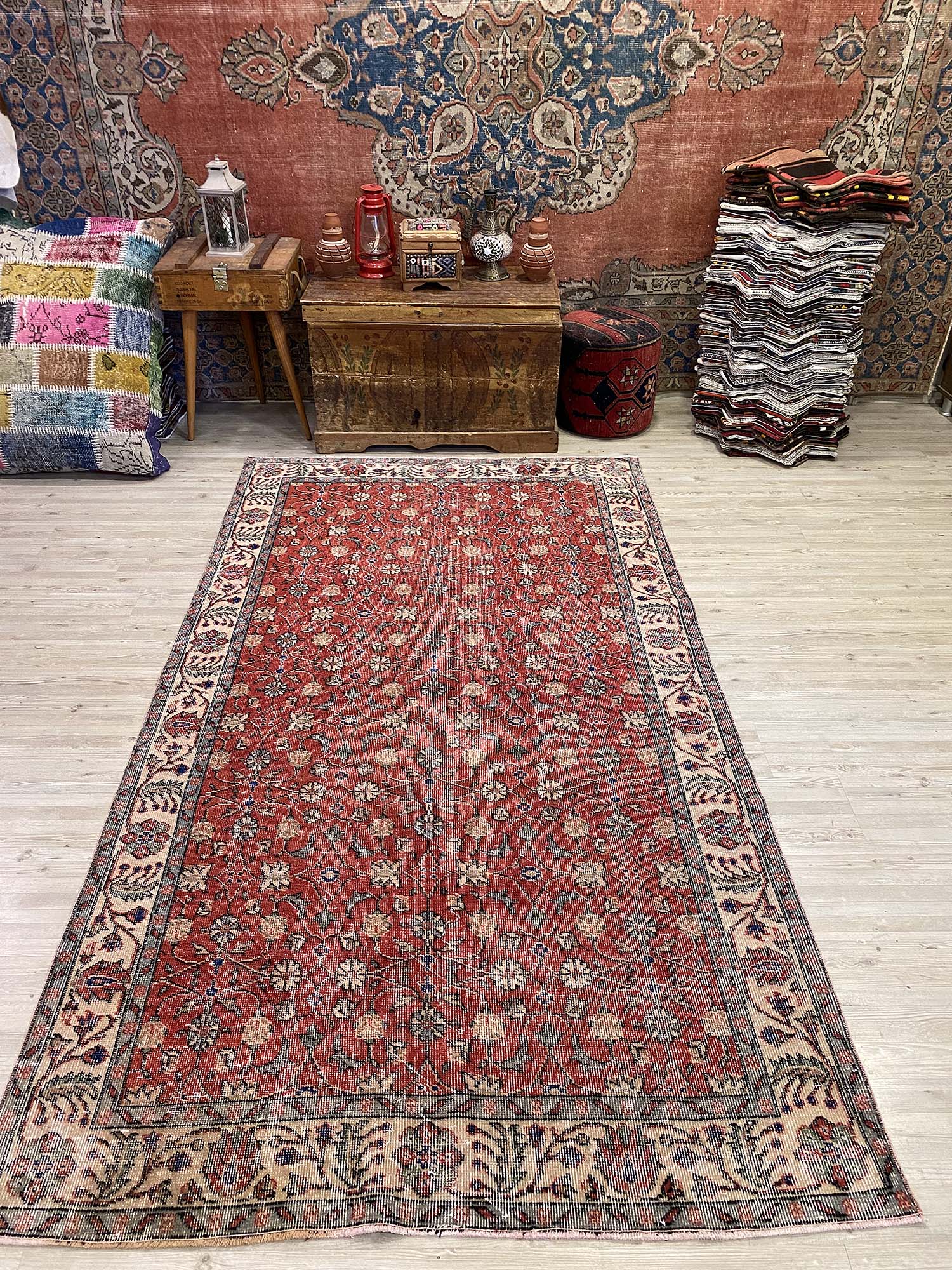 Vintage Eskitme Vintage Halı 145 x 261 cm 10182