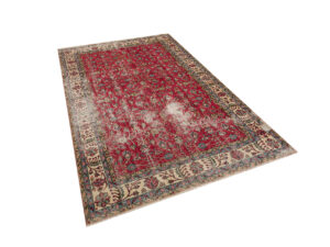 El Dokuma Eskitme Vintage Halı 164 x 273 cm 10192