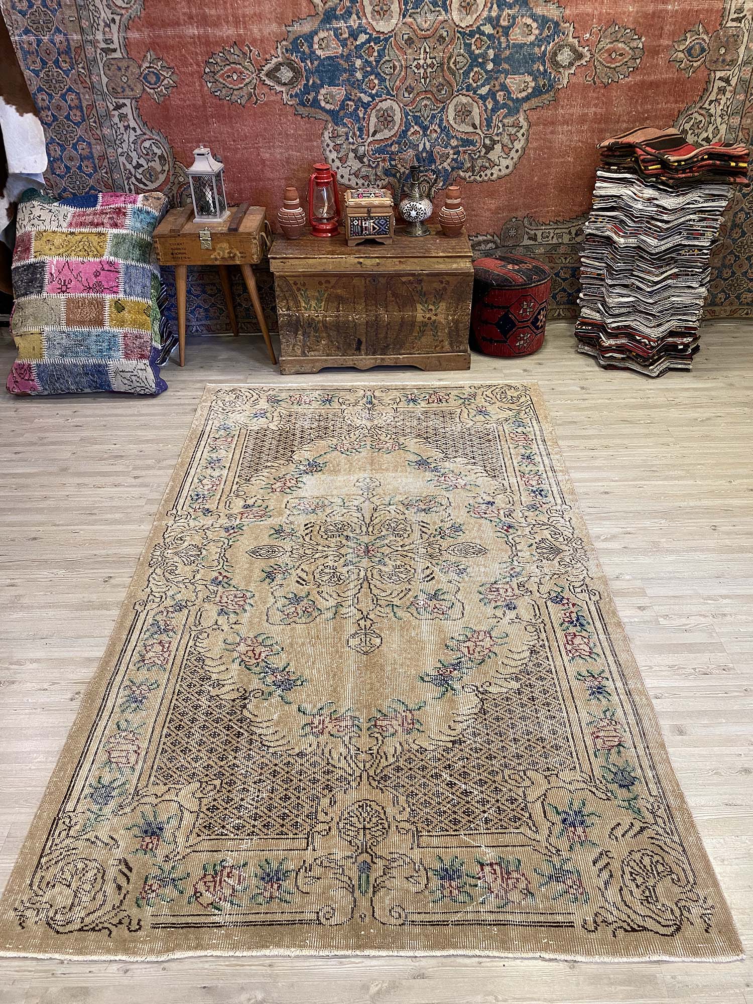 Anadolu Eskitme Vintage Halı 149 x 246 cm 10193