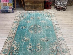 Kayseri Eskitme Vintage Halı 164 x 263 cm 10200