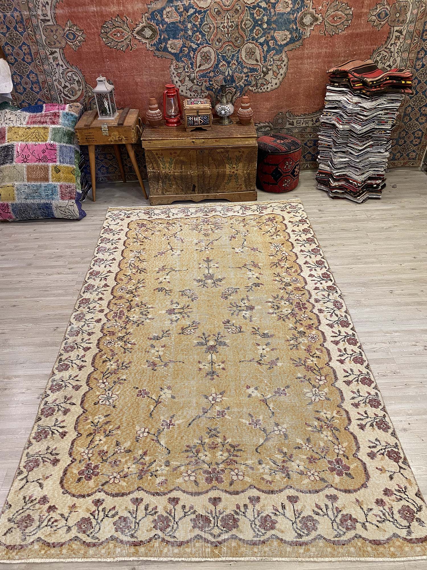 Anadolu Eskitme Vintage Halı 163 x 261 cm 10208